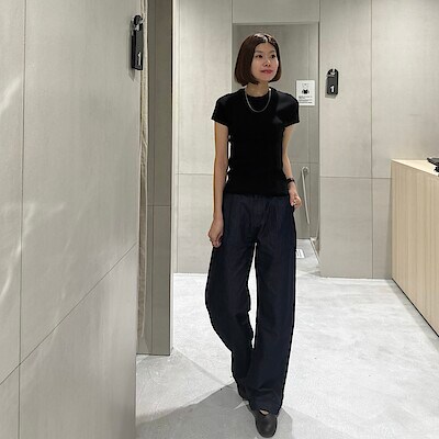 婦人 和紙混デニムパンツ | 無印良品